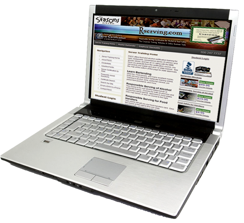 Rserving<sup>®</sup> certification allows you to take your bartender certification course online, anywhere! Rserving<sup>®</sup> certification allows you to take your bartender certification course online, anywhere!